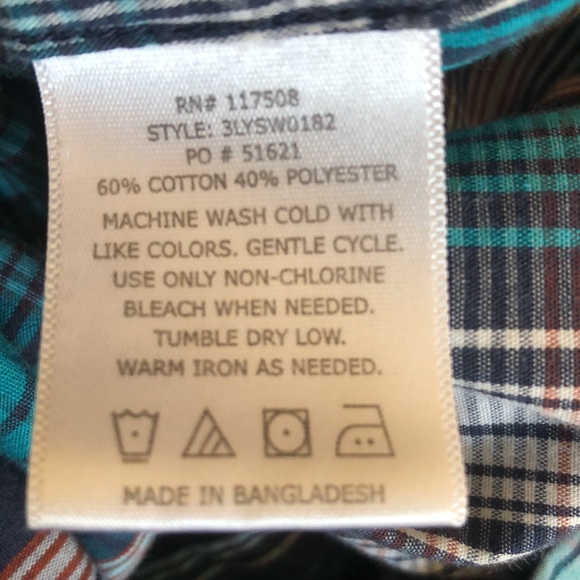 LEVI’S BUTTON DOWN SHORT SLEEVE L - Picture 6 of 6